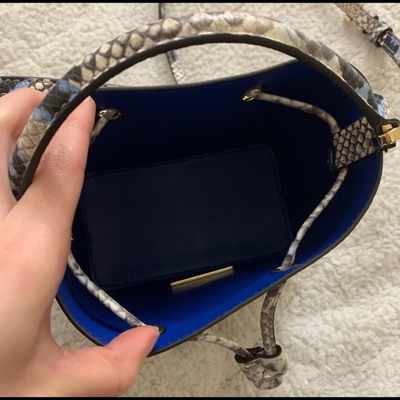Michael kors python embossed crossbody bag - Picture 3 of 4